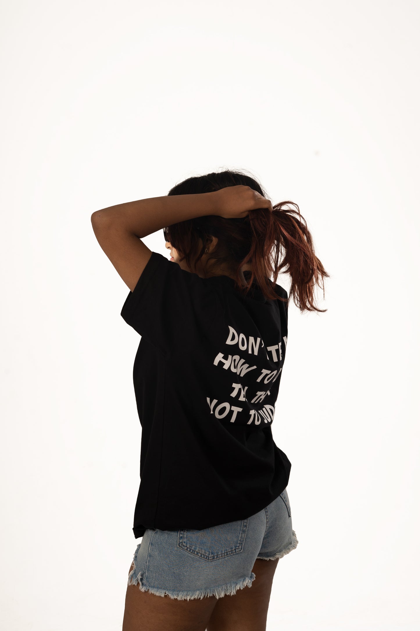 WORD PRINT T-Shirt Black