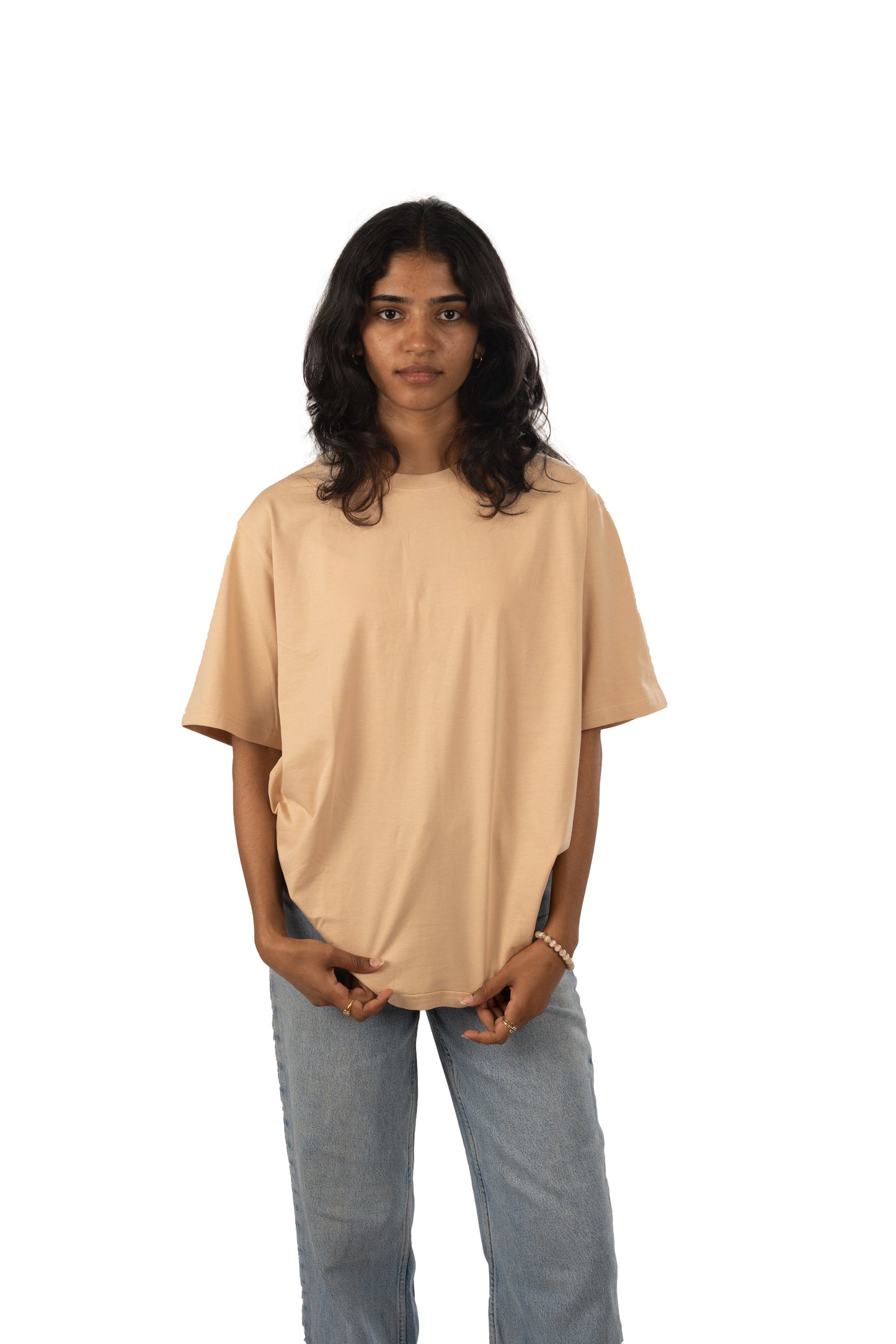 WORD PRINT T-Shirt Beige