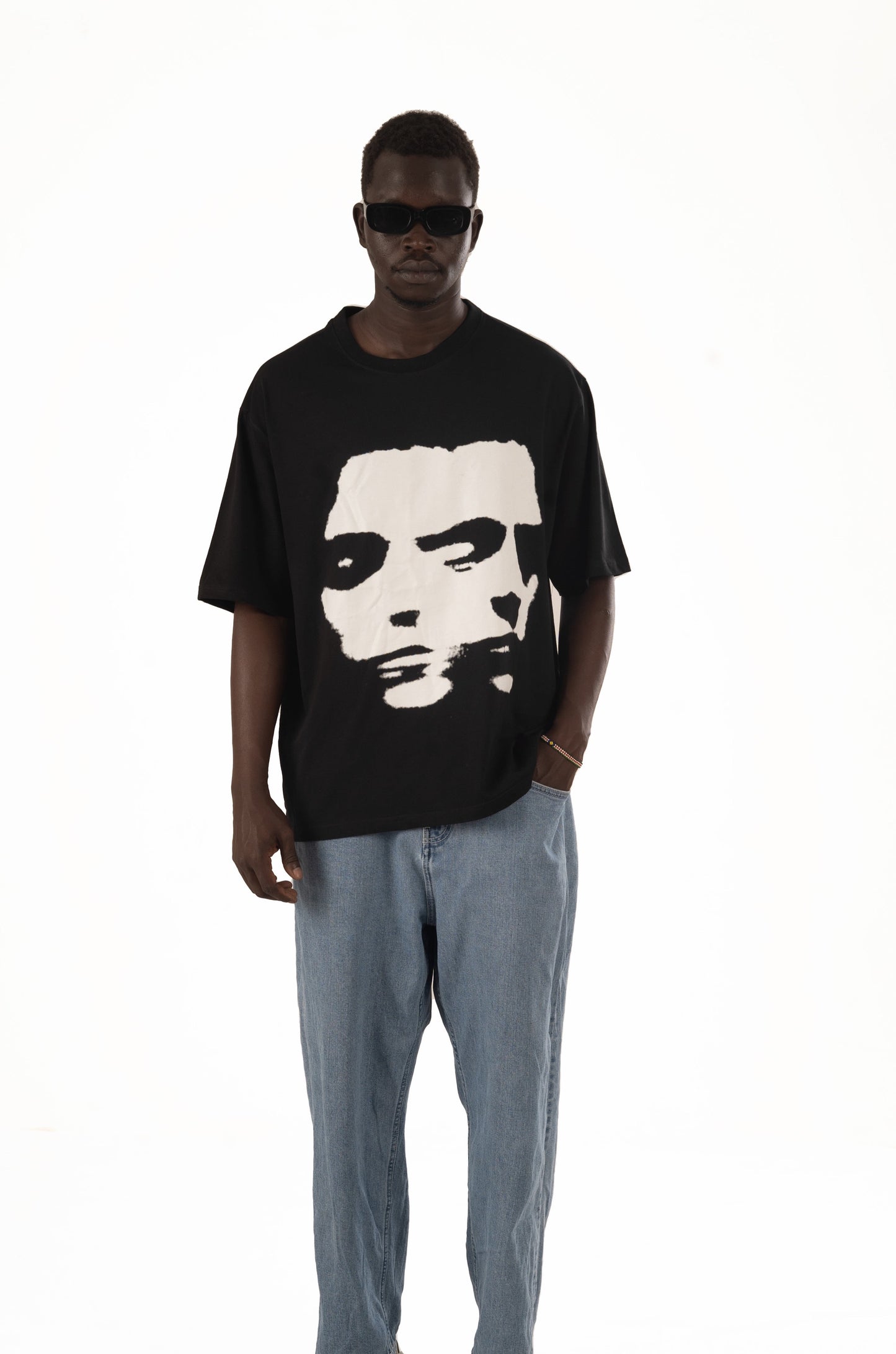 FACE PRINT T-Shirt Black